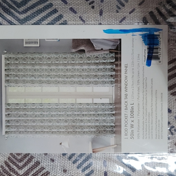 Ink + Ivy curtain set (2 panels) - Picture 4 of 4